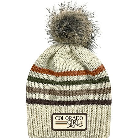 Colorado Girl Stripe Beanie
