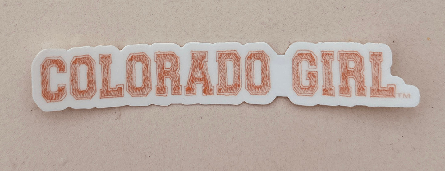 Colorado Girl Varsity Sticker