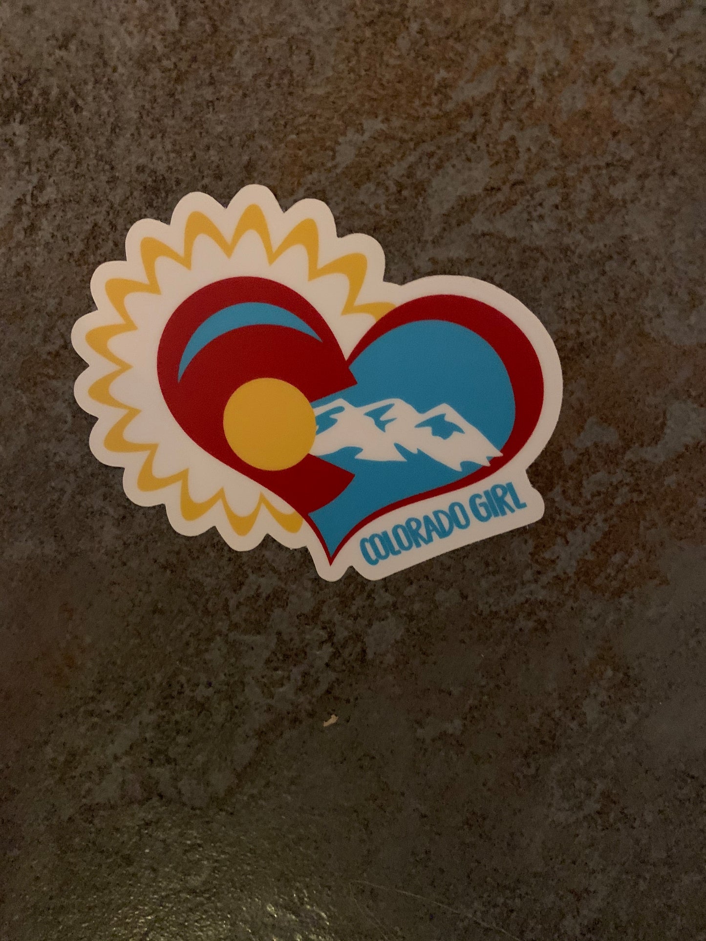 Colorado Girl Heart Sticker
