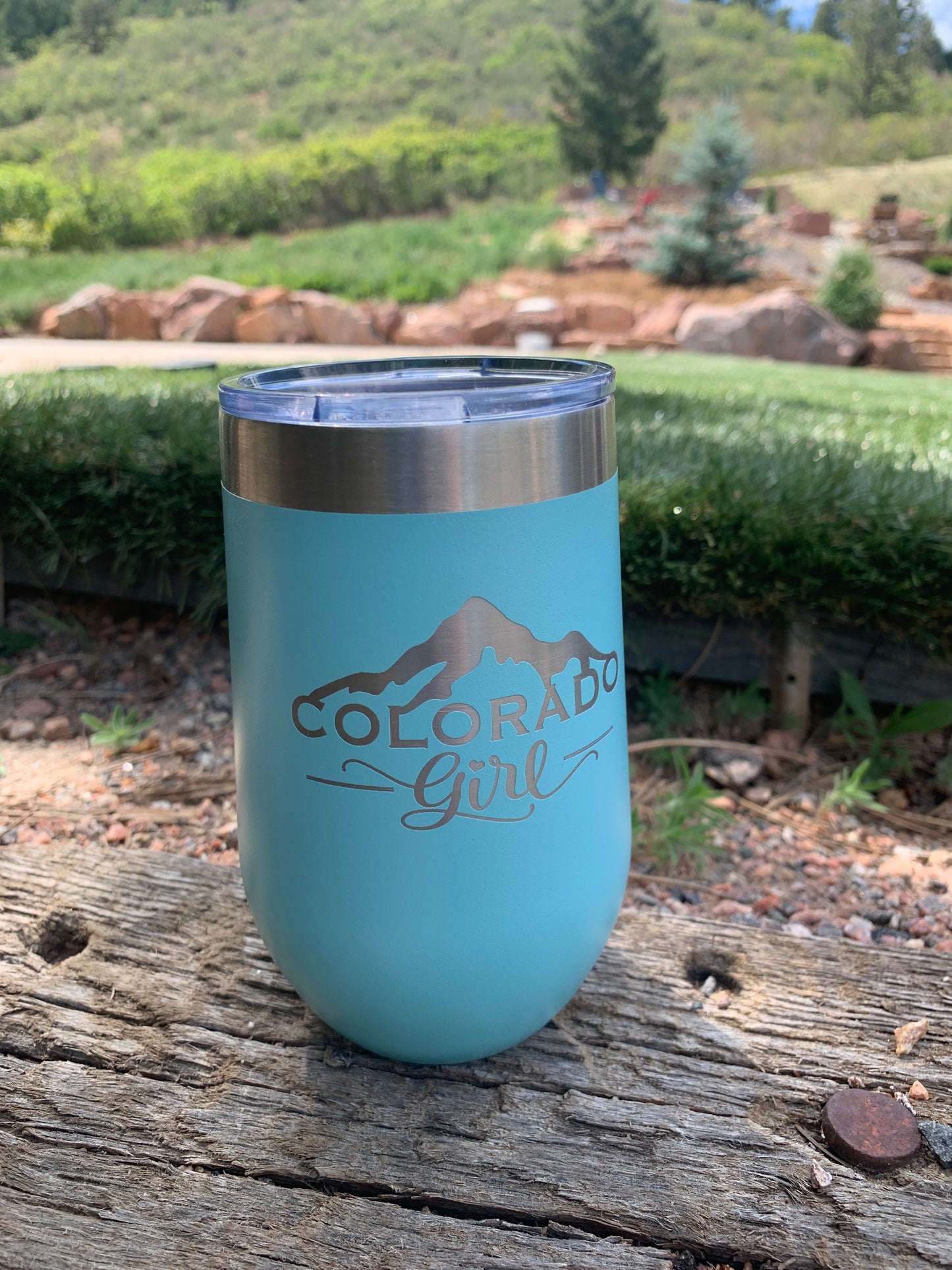 Rocky Mountain Colorado Girl Wine Tumber