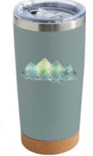 Among the Colorado Wildflowers Cork Bottom Tumbler