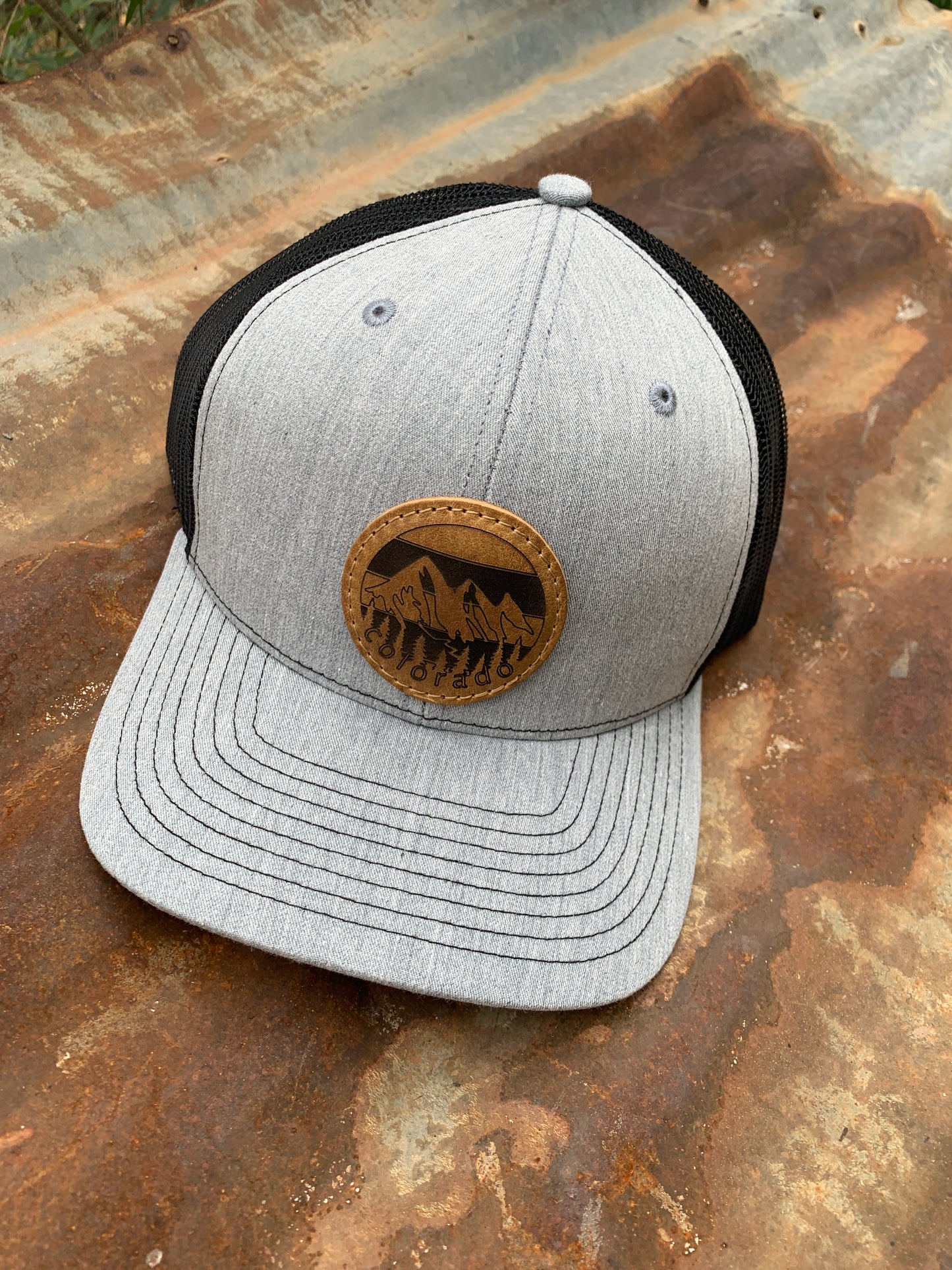 Colorado Leather Patch Hat