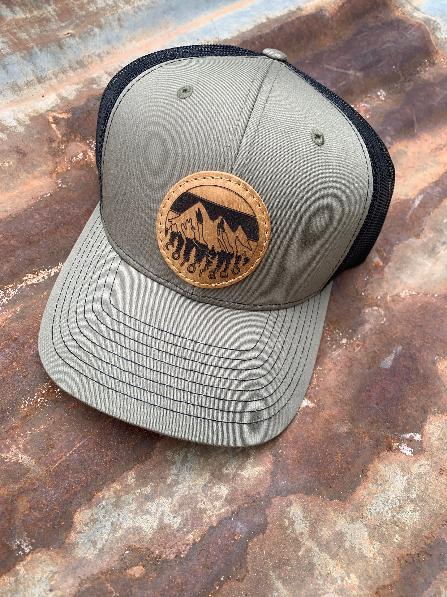 Colorado Leather Patch Hat