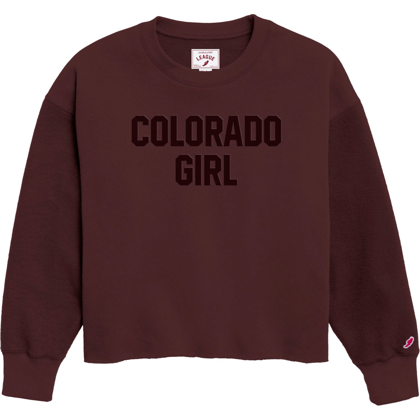 Colorado Girl Reverse Fleece Oversized Midline Crew