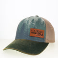 Leather Patch Mesh Trucker