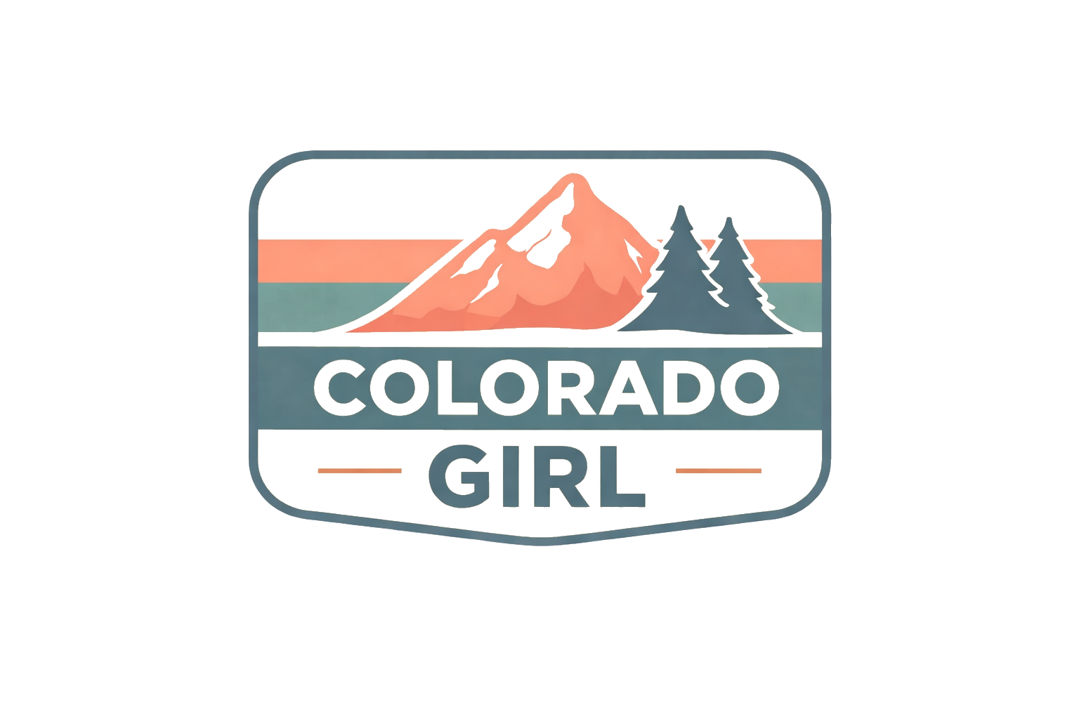 Colorado Girl Mountain Collection Stickers