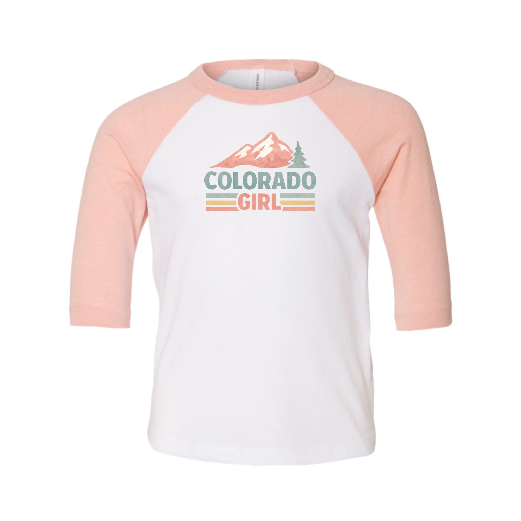 The Colorado Girl Toddler Raglan