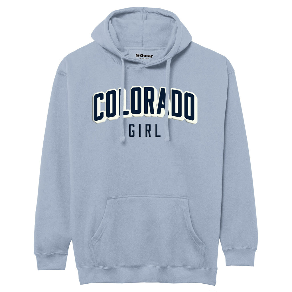 The Applique Colorado Girl Hood