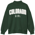 The Applique Reverse Fleece Mock