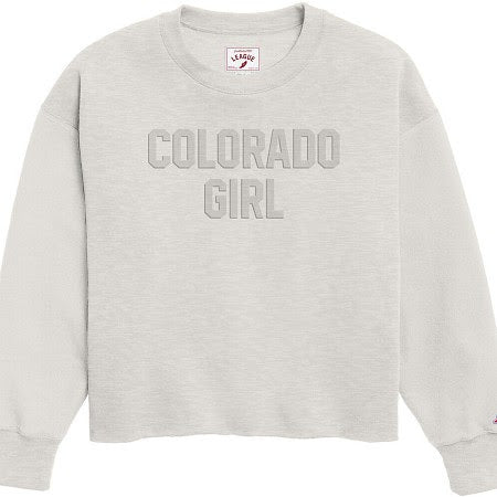 Colorado Girl Reverse Fleece Oversized Midline Crew