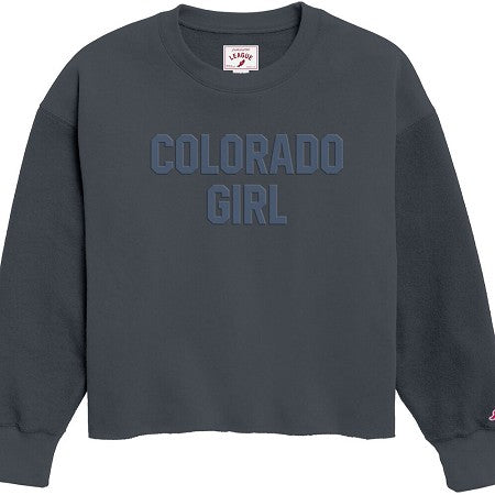 Colorado Girl Reverse Fleece Oversized Midline Crew