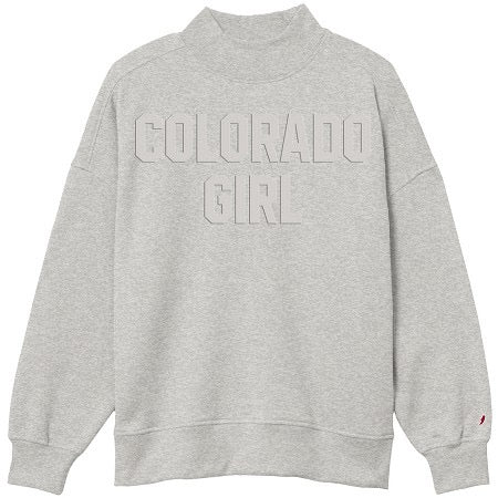 Colorado Girl Reverse Fleece Diana Mock