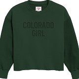 Colorado Girl Reverse Fleece Oversized Midline Crew