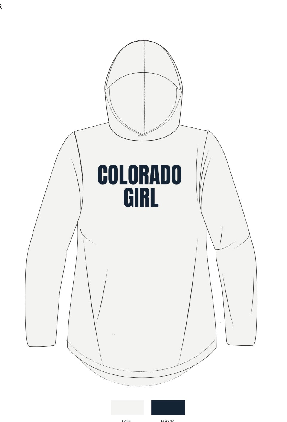 Colorado Girl Sweater Hoodie