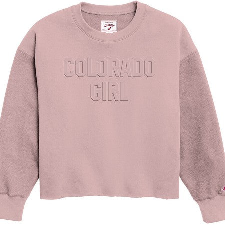 Colorado Girl Reverse Fleece Oversized Midline Crew