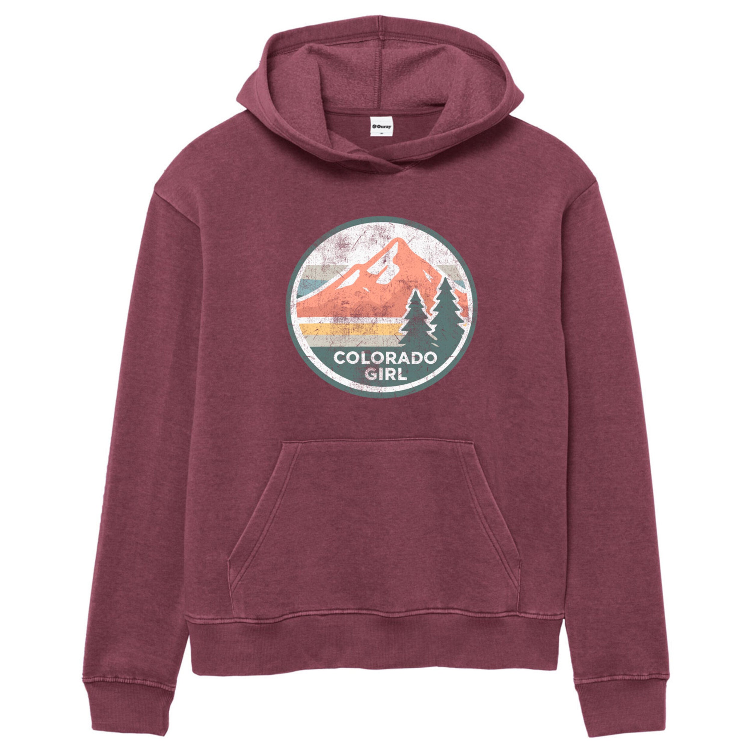Colorado Girl Weathered Fleece Hoodie - PREORDER