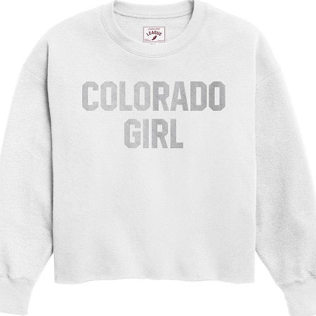 Colorado Girl Reverse Fleece Oversized Midline Crew