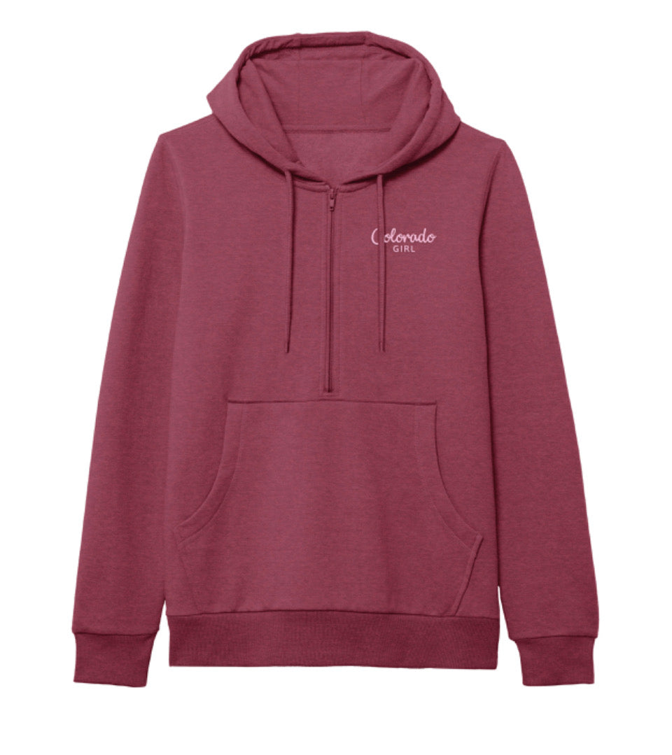 Colorado Girl Half Zip Hood