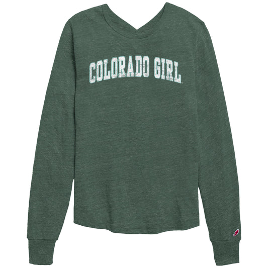 Colorado Girl Varsity Reverse V long Sleeve