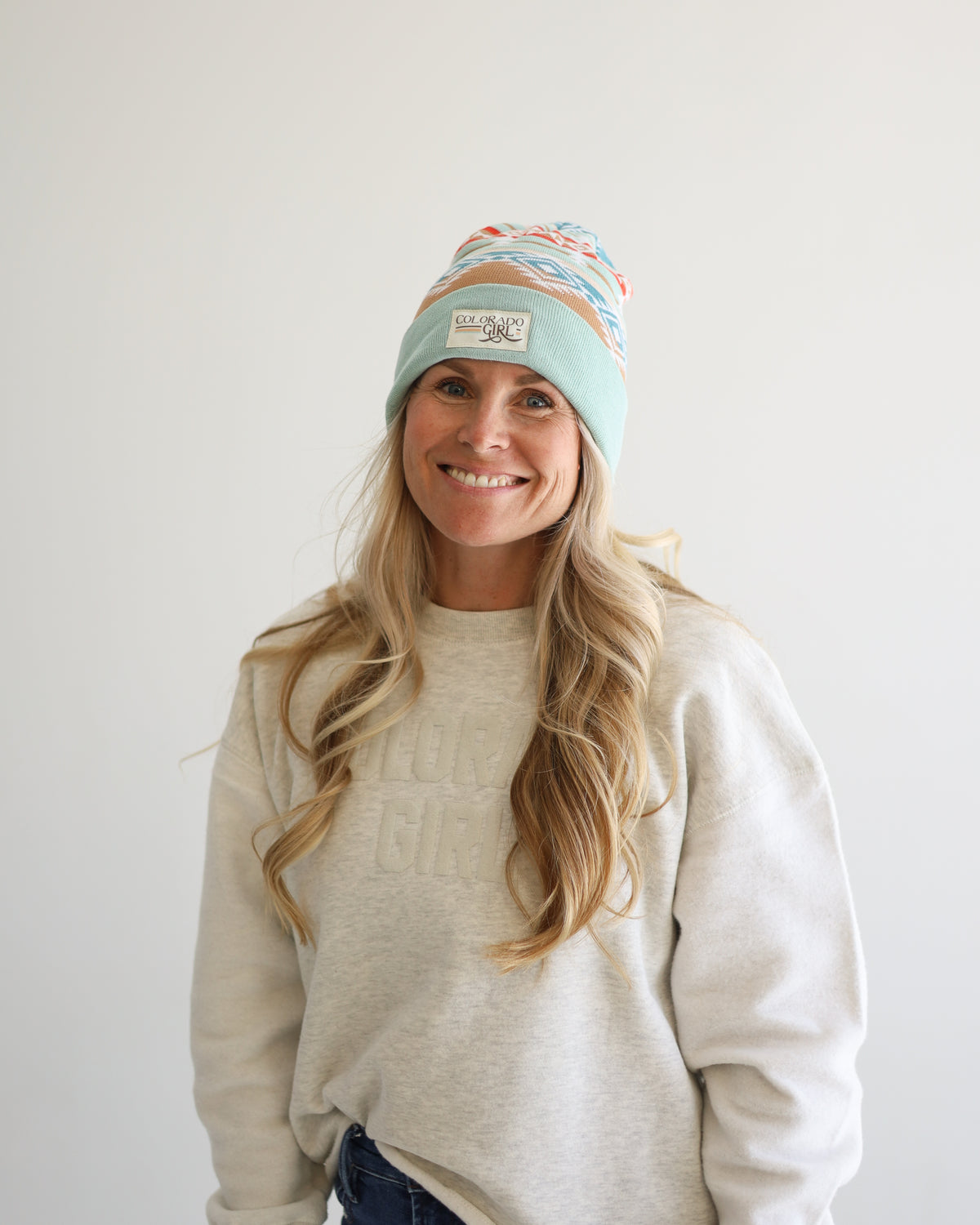 Colorado Girl Reverse Fleece Oversized Midline Crew