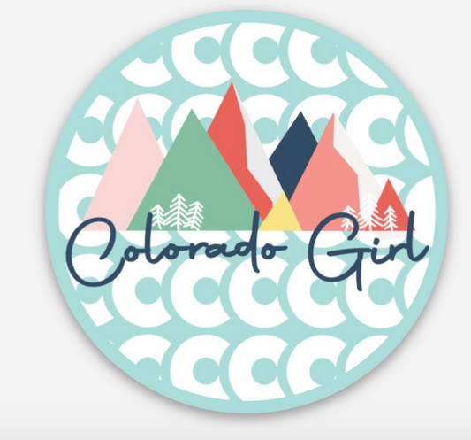 Colorado Girl Circle C Sticker