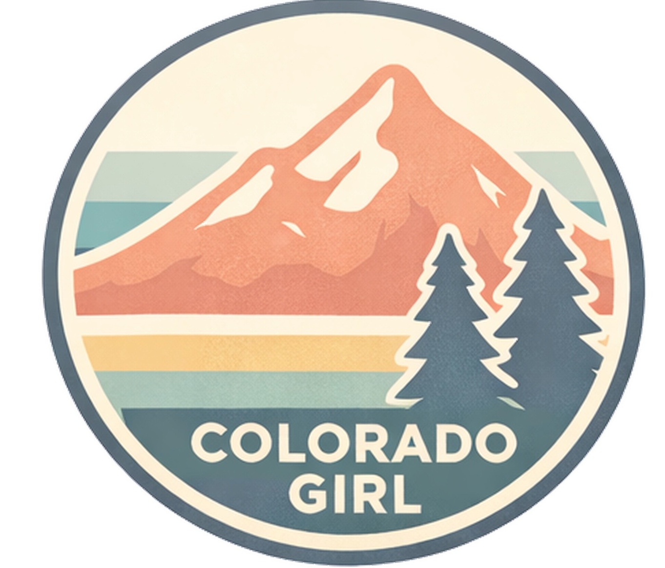 Colorado Girl Mountain Collection Stickers