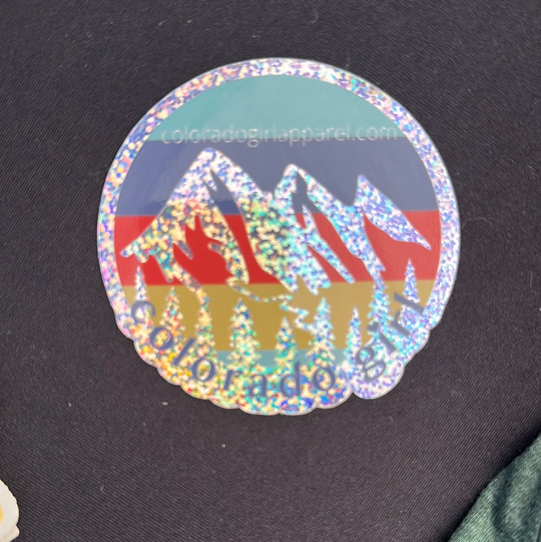 Colorado Girl Sunset Sticker