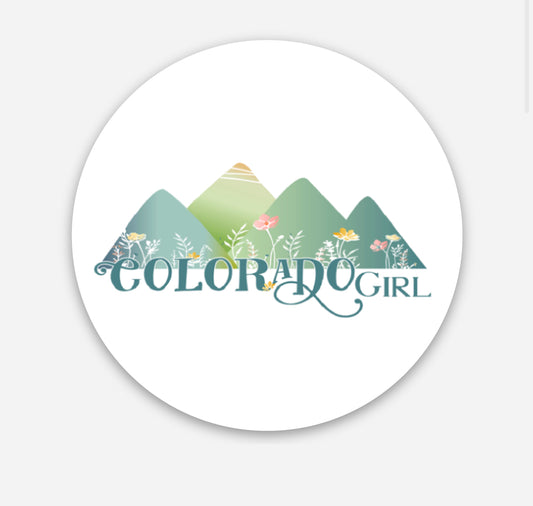 Among the Colorado Wildflower Sticker