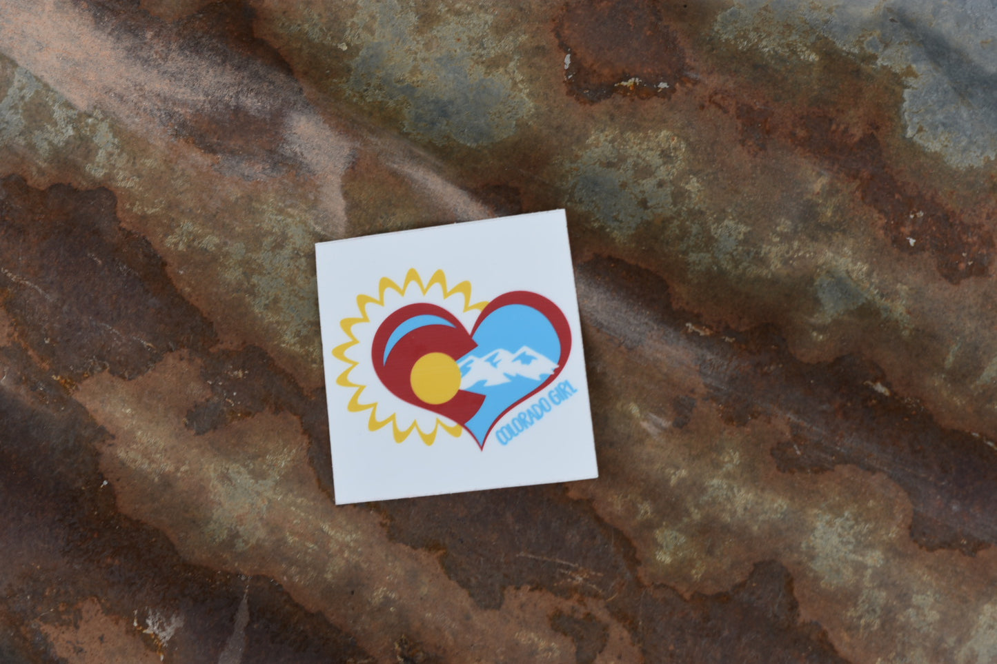 Colorado Girl Heart Sticker