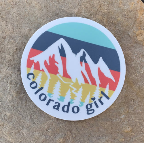 Colorado Girl Sunset Sticker
