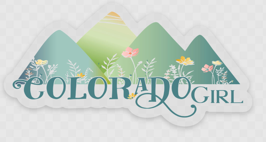Among the Colorado Wildflower Sticker